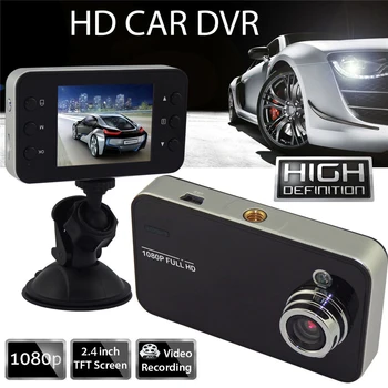 2,4-Дюймовая 1080P HD Видеокамера Ночного Видения Dash Cam Mini Driving Recorder Камера Автомобильный Видеорегистратор Встроенный Микрофон Динамик Обнаружения Движения