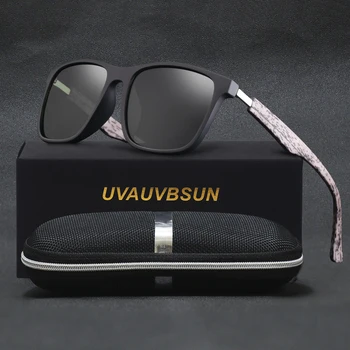 2022 Новые Мужские Солнцезащитные очки с Поляризованным Светом, Классические Модные Солнцезащитные Очки на деревянных Ножках, Мужские Солнцезащитные Очки для вождения, Летние Очки UV400