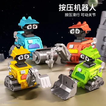 2023 Детский пресс-робот, Инерционный Инженерный автомобиль, Мальчик-Экскаватор, Оптовая продажа, Игрушечный автомобиль, подарок На День рождения