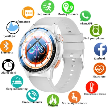 2023 Смарт-часы Для мужчин, Bluetooth-вызов, пульсометр, Фитнес-трекер, Водонепроницаемые умные часы для женщин для Huawei Xiaomi