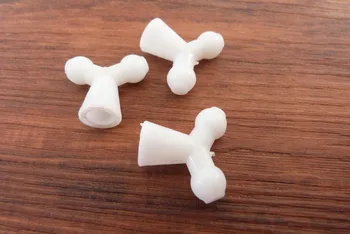 25x20 мм белые пластиковые бусины треугольной формы подходят для 12 мм каркасного соединения для игрушек, аксессуаров для скелетов