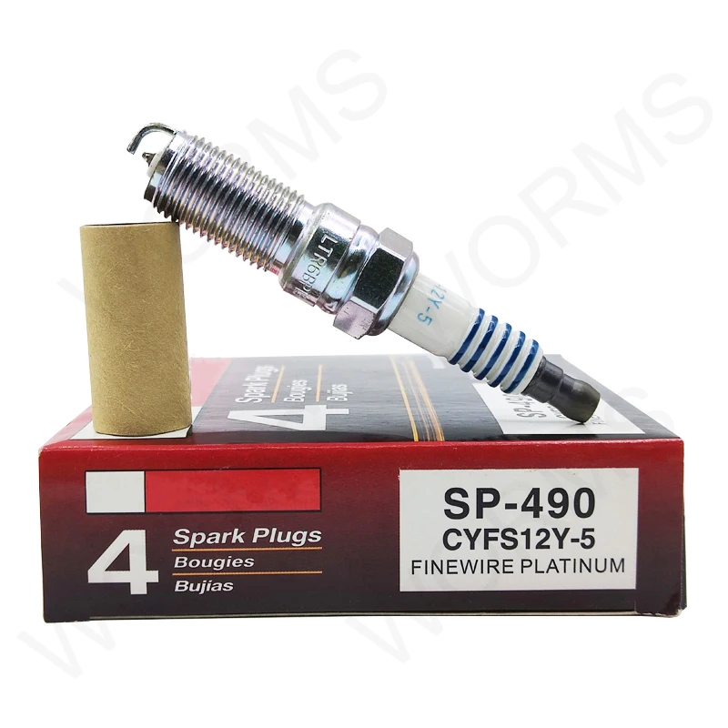4 Шт. Платиново-Иридиевая Свеча Зажигания SP-490 CYFS-12Y-5 Для Ford Escape Fusion SP490 CYFS12Y5 SP 490 AYSF32YPC Автомобильные Свечи