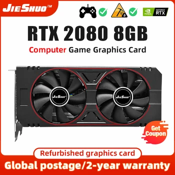 JIESHUO Видеокарта RTX2080 8G ноутбук с чипом Компьютерная игровая видеокарта Nvidia rtx 2080 8g gddr6 gpu Поддерживает трассировку лучей DX12