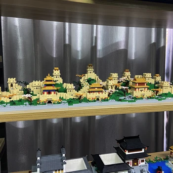 KNEWED ПОСТРОИЛ Великую Китайскую стену Строительные блоки для взрослых 3D модели игрушек Украшения дома Чудеса мира Архитектура Сборка Кирпичный комплект
