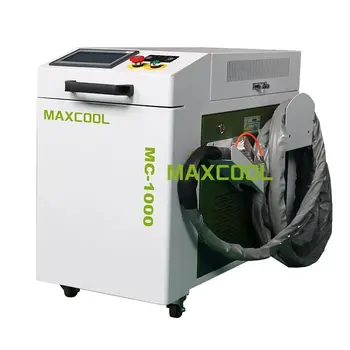 MAXCOOL Лазерный ЧПУ 1000 Вт 1500 Вт 2000 Вт MAX Raycus RECI генератор Лазерная машина для удаления ржавчины для чистки металла