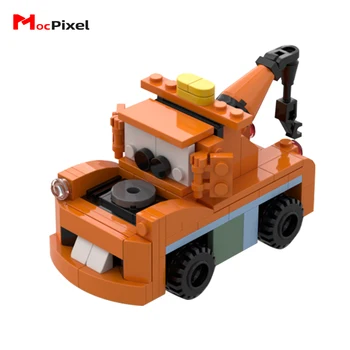 MOC Mater Автомобили Строительные Блоки Автомобили с любимыми героями фильмов Кирпичи Развивающие игрушки для детей Детский забавный подарок Juguetes