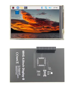 RPi 3B +/4B MHS 4,0 дюймов 26P SPI TFT LCD Сенсорный экран с адаптерной платой ST7796S IC XPT2046 320*480 Raspbian/Ubuntu/Kali/RetroPie