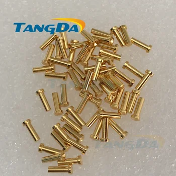 Tangda 2 * 4,9 мм Пружинный игольчатый соединитель контактные разъемы Круглая головка A паз Контактный базовый штифт A.