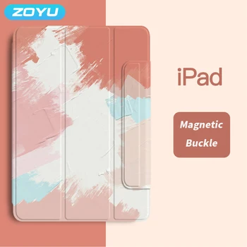 ZOYU Для iPad 10 10,9 2022 mini6 8,3 Тонкий Магнитный защитный чехол Smart Case, Для iPad Air 45 10,9 Pro 11 12,9-дюймовый чехол для планшета