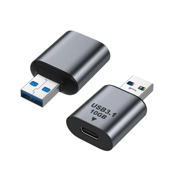 Адаптер USB 3.1-USB 3.1/Type C Высокоскоростной разъем передачи данных 10 Гбит/с Для MacBook iPad Xiaomi PC Ноутбук Аксессуары для мобильных телефонов
