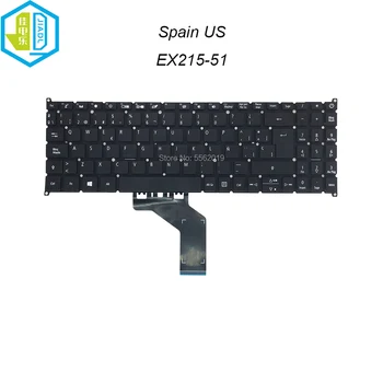 Американская Английская Испанская клавиатура Для Acer Extensa EX215-21 EX215-22 EX215-31 EX215-51 EX215-52G EX215-53G Клавиатуры для ноутбуков Новый
