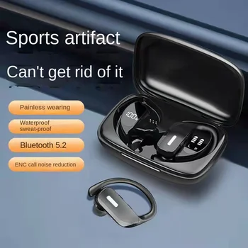 Беспроводная Bluetooth-гарнитура TWS-T17 с дисплеем, шумоподавлением, спортивная гарнитура для наушников