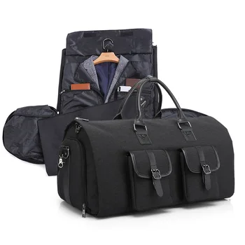 Брендовая водонепроницаемая дорожная сумка, сумка для мужской одежды, сумка для деловых поездок, сумка на плечо, 2-в-1, многофункциональная большая багажная сумка, повседневная