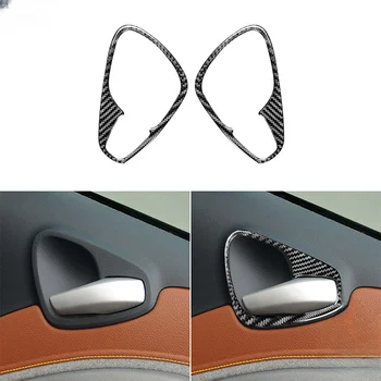 Для Benz Smart Fortwo 451 Coupe Cabrio Pure Pulse Passion 2011 2012 2013 2014 2015 Внутренняя Дверная Ручка Из Углеродного Волокна, Рама, Фиксаторы