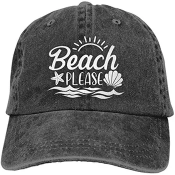Крутая женская бейсболка, Регулируемая пляжная шляпа, забавная солнцезащитная шляпа Унисекса, Джинсовая кепка для взрослых Унисекс Four Seasons