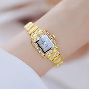 Модные женские часы с бриллиантами, женские часы топового люксового бренда, женские повседневные женские часы-браслет с кристаллами Relogio Feminino