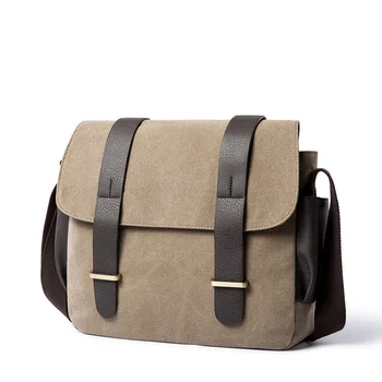 Мужская сумка через плечо, дорожная сумка для отдыха, холщовая сумка, школьная сумка для студентов