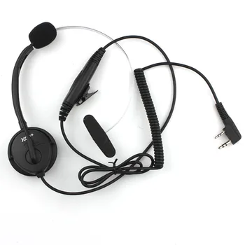 Наушники K Plug Single Headset Collar PTT С Микрофоном Для Kenwood Radio BAOFENG UV-5R UV-5RE Plus UV-82 GT-3