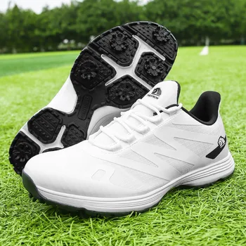 Новая высококачественная обувь для гольфа, мужская профессиональная спортивная обувь для гольфа, большой размер 39-49, обувь для гольфа, противоскользящая спортивная обувь