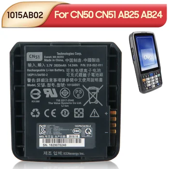 НОВАЯ Сменная батарея 1015AB02 318-052-011 для мобильного карманного компьютера Intermec CN50 CN51 AB25 AB24 3920 мАч