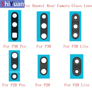 Оригинальная замена стекла объектива задней камеры для Huawei P30 P30 Pro P30 Lite P20 Pro P20 Lite с наклейкой