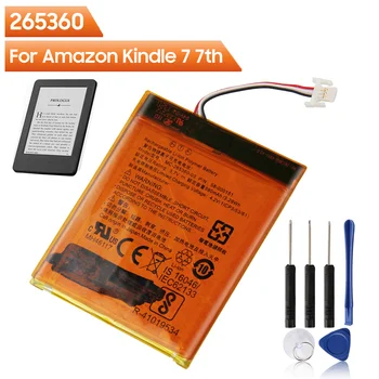 Оригинальная Сменная Батарея MC-265360-03 Для Amazon kindle paperwhite Kindle 7 8 Перезаряжаемая Батарея 890 мАч