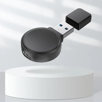 Портативное беспроводное зарядное устройство для Apple Watch 8 7 5 4 3 2 1 SE, док-станция для зарядки USB Type-C, док-станция для iwatch Series