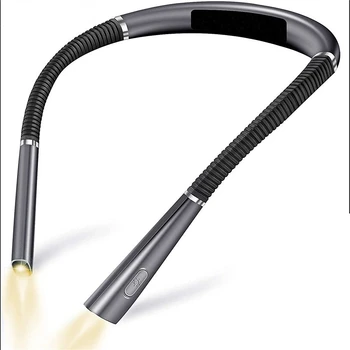 Светодиодный светильник на шею, 3 уровня подсветки, высококачественный светильник для шейной книги, 3 температуры, перезаряжаемый USB-светильник для чтения