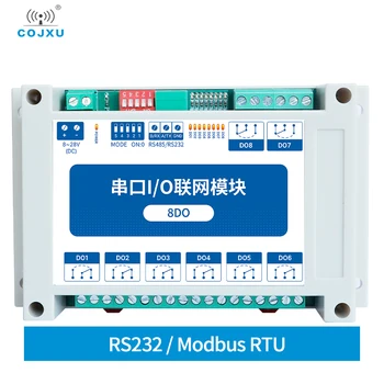 Сетевые модули ввода-вывода Modbus RTU Control Последовательный порт RS232 Интерфейс 8DO COJXU MA02-XXCX0080 Установка на рейку 8 ~ 28 В постоянного тока IoT