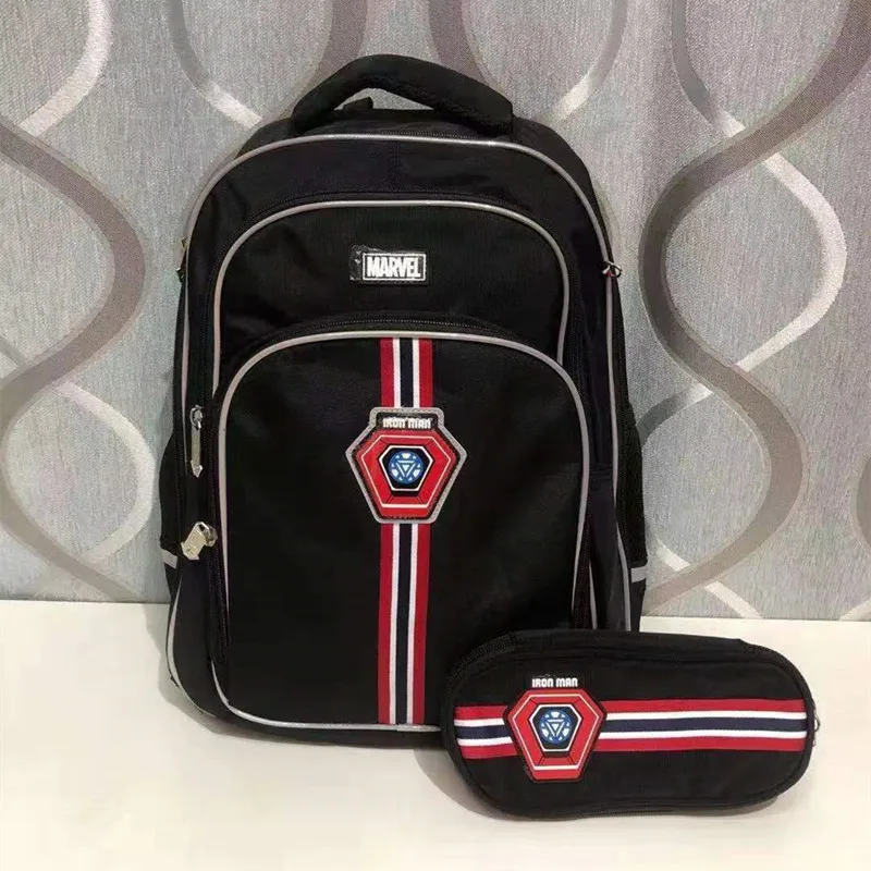 Disney Новые школьные сумки для мальчиков, ортопедический рюкзак на плечо для учащихся начальной школы 1-5 классов, Большой емкости, Mochilas с Человеком-пауком