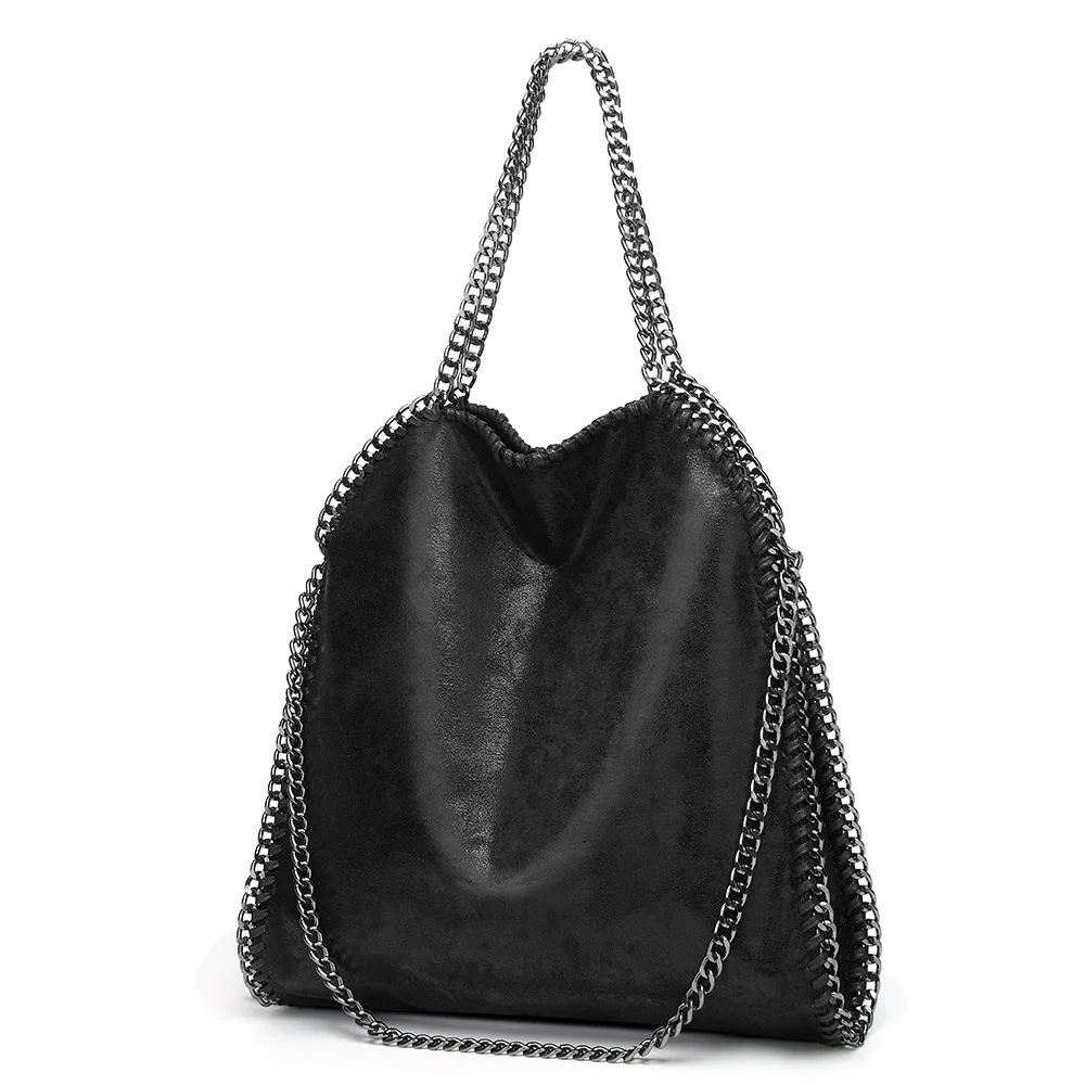 Женская цепочка, Портативная 2023 Новая Женская сумка на плечо с большой цепочкой, Роскошные сумки, Высококачественные Дизайнерские сумки через плечо для женщин