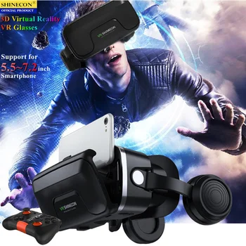 Оригинальная Коробка для очков виртуальной реальности VR Hi-Fi Stereo 3DVideos Google Cardboard Headset Шлем для смартфона Max 7.2 